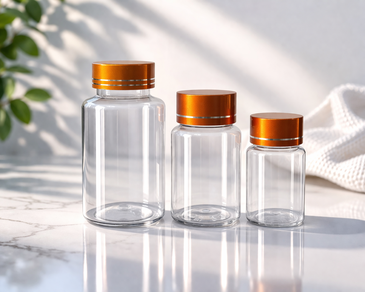 透明保健品瓶