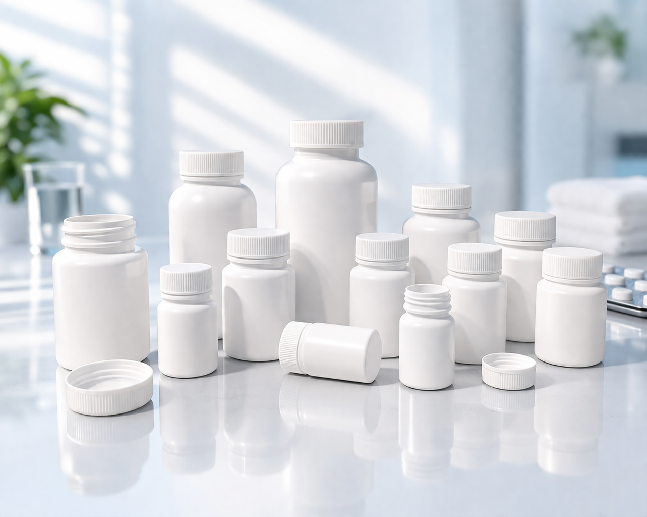 白色药瓶